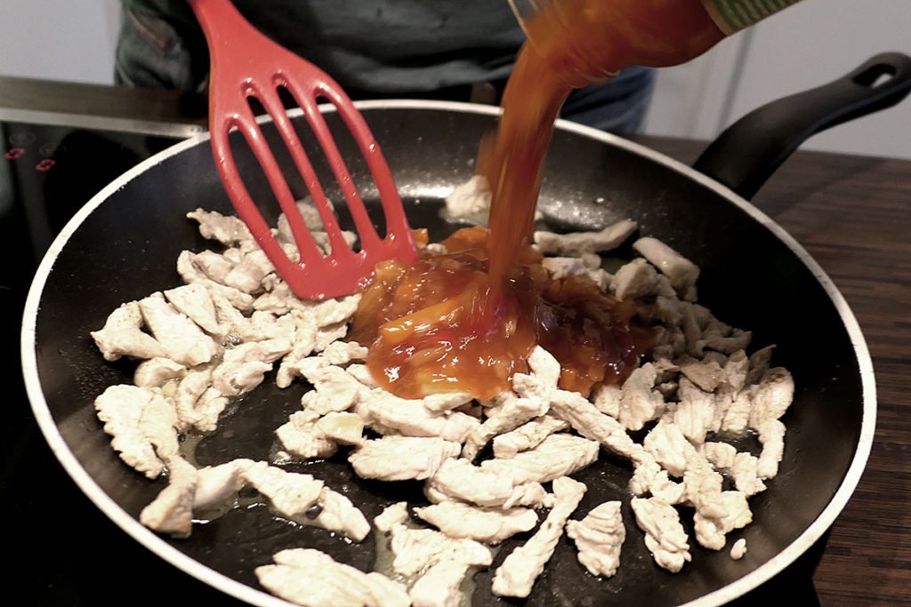 Huhn süß-sauer